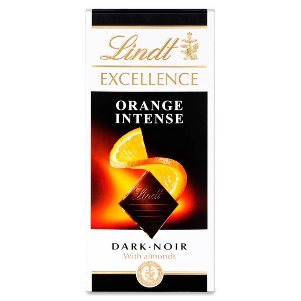 Lindt Excellence Orange Intense Bar 100g